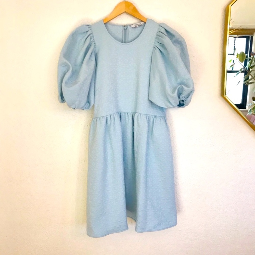 Los Angeles Altier & Other Stories Babydoll Puff Sleeve Tapestry Dress L